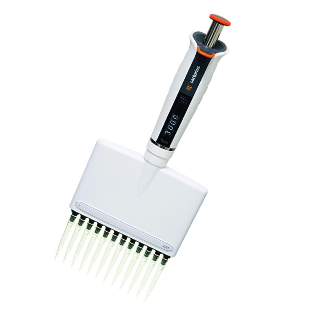 Sartorius Tacta Mechanical Pipette 30-300µl Variable, 12-Channel