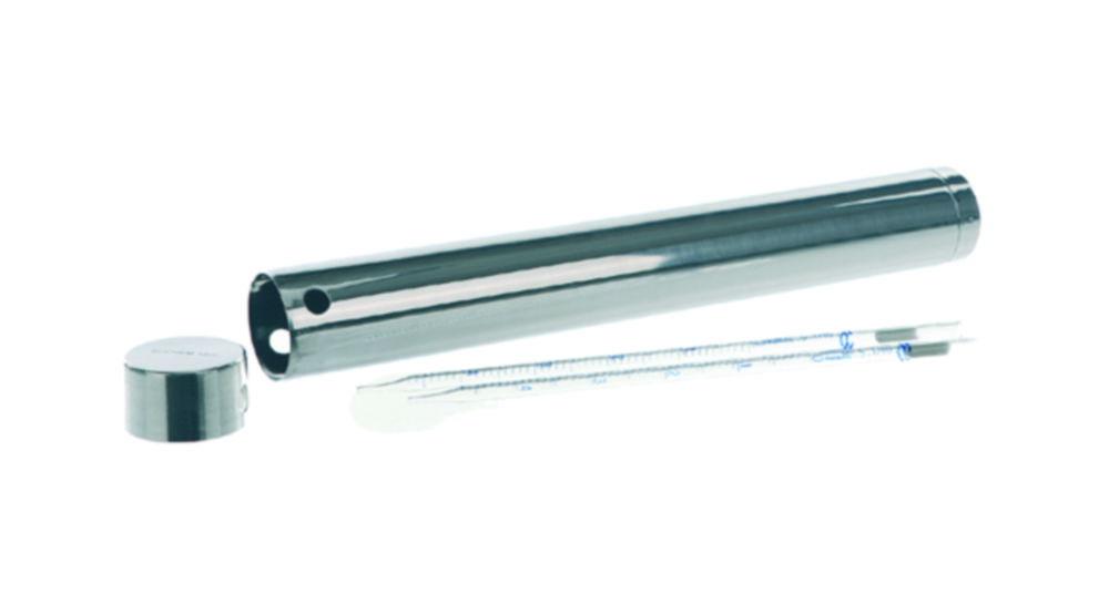 BOCHEM Pipette Box, Round, 500 x 80 mm 18/8 Steel