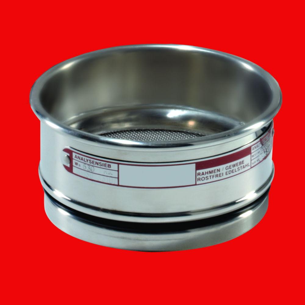 Fritsch Test Sieve, 100 x 40 mm Mesh Size 800 µm Stainless Steel, ISO 3310-1

