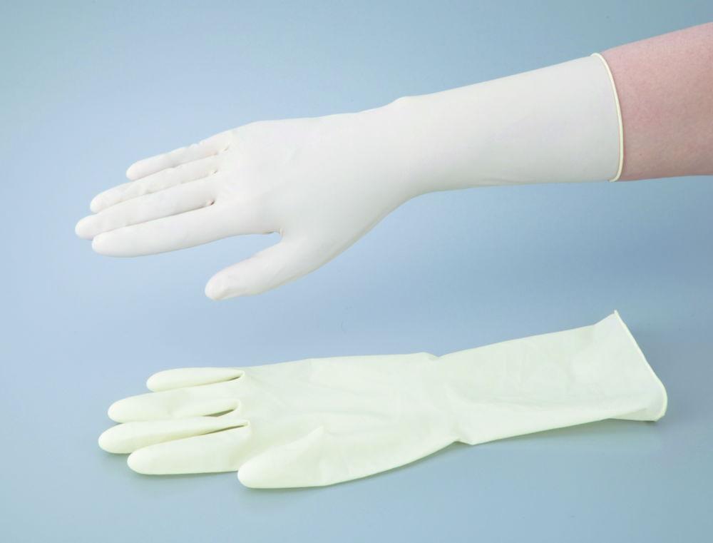 As One ASPURE Latex Gloves, Size L Powder Free, Totally Embossed, Pack of 1000