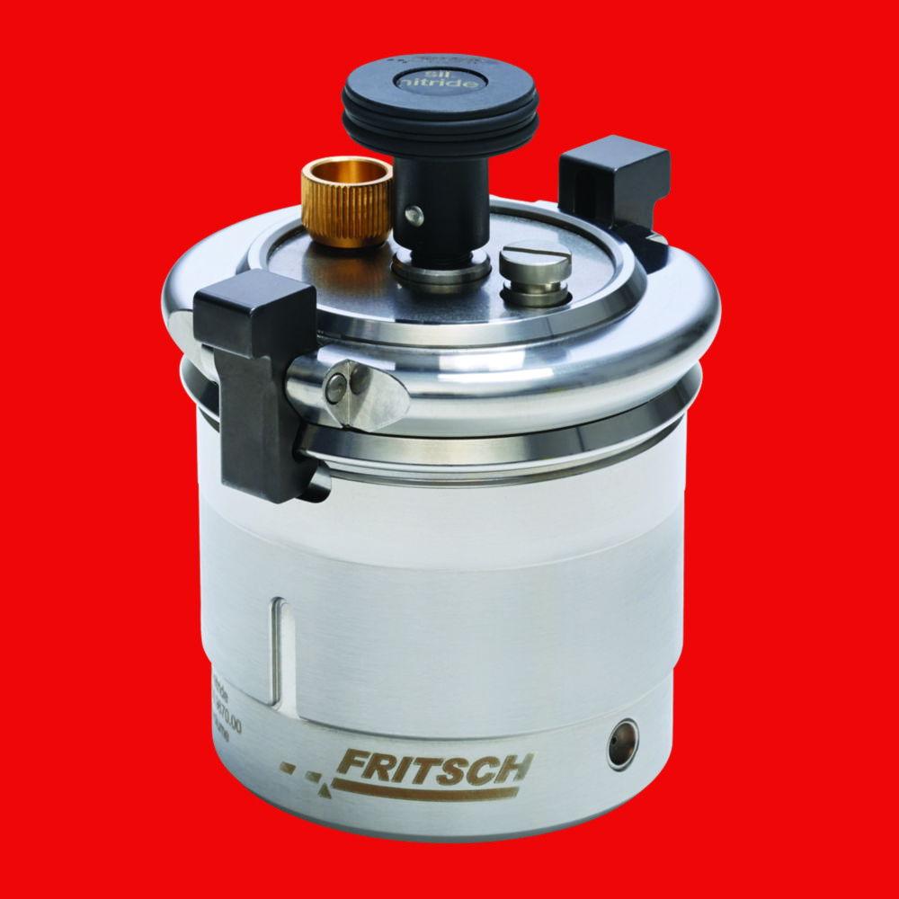 Fritsch Grinding Beaker, 45 ml, Zirconium Oxide with Steel Frame

