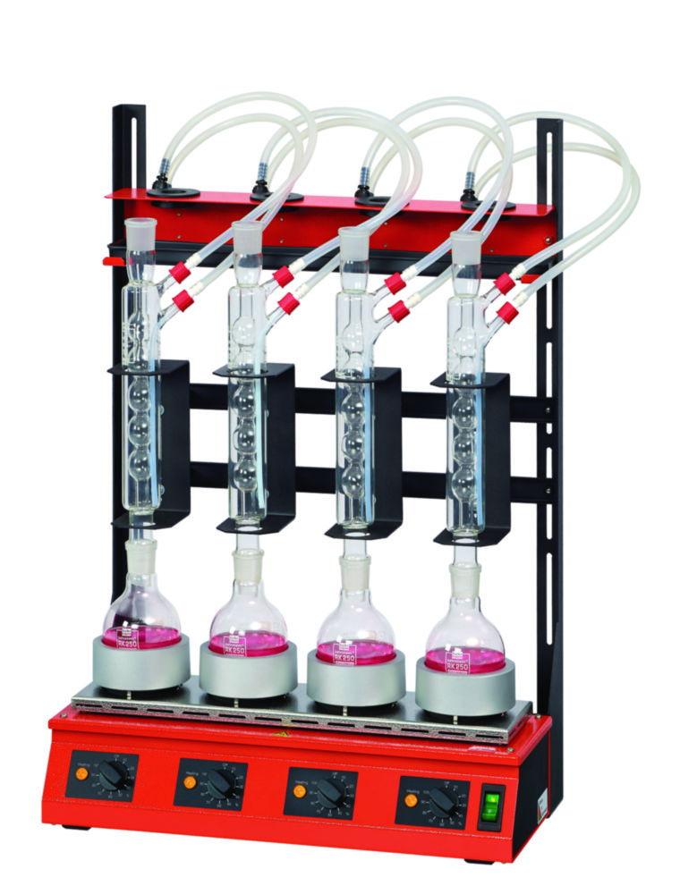 Behr Serial Heating Unit RH 104 for Reflow Distillation, 4 Heating Places for 100ml Round Flasks, CPL