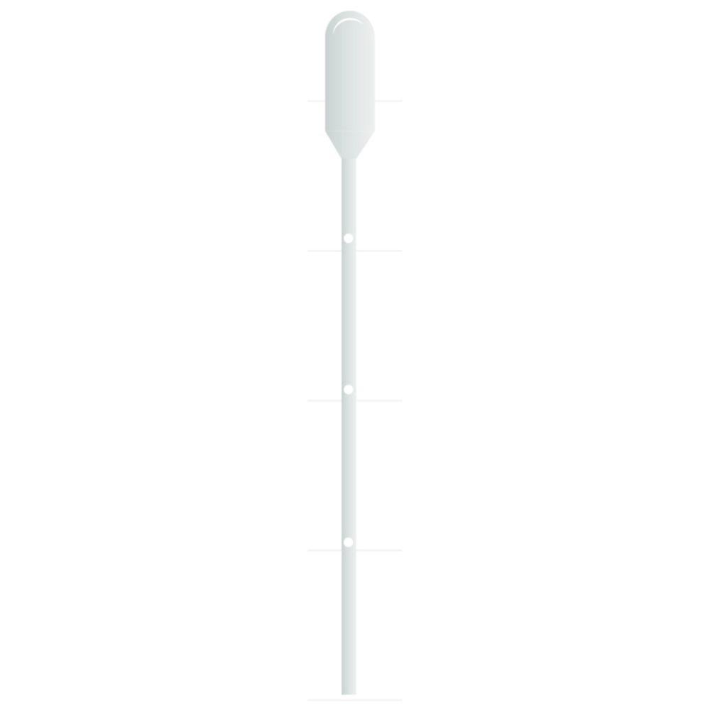Thermo Samco Transfer Pipets 1.5 mL Sterile, Graduated to 0.3 mL, Bags of 20 pcs, Pack of 500