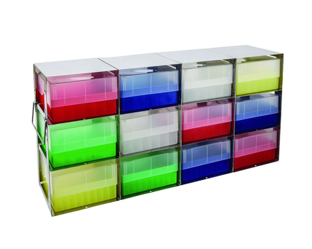 Ratiolab Cryo Rack For Freezer Cabinet, 4x6 Shelves, 566 x 140 x 328 mm

