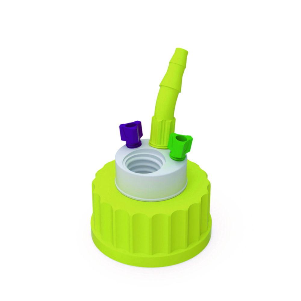 Bohlender b.safe Waste Cap S40 2x UNF1/4", 1x GL14, 1x NPT1/8"