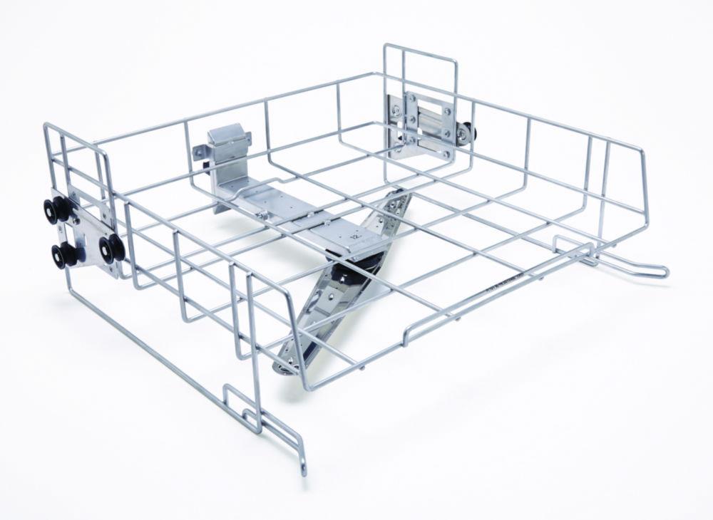 Upper basket/mount A 101 front wall open, for inserts, height adjustable, 206x528x527mm