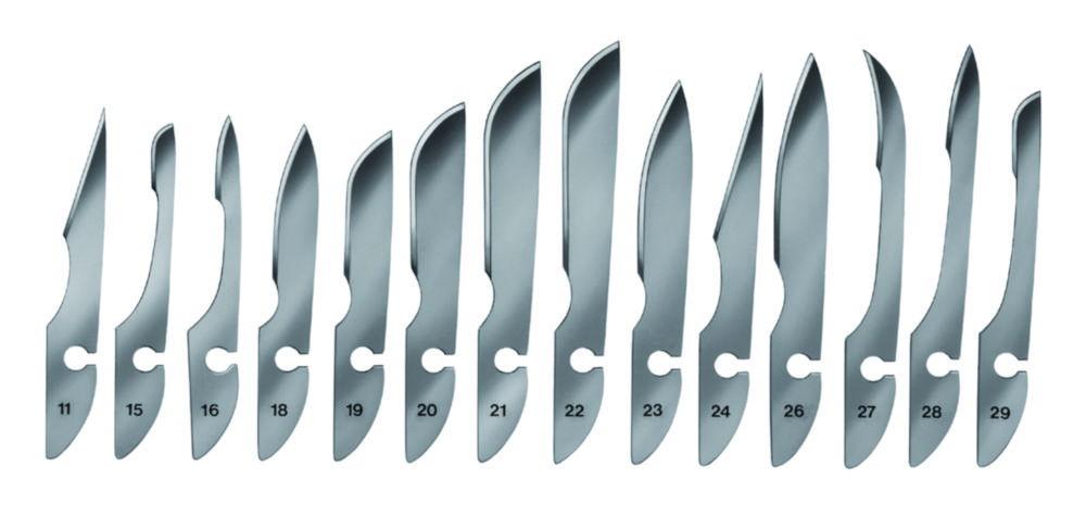 Bayha Scalpel Blades Type 27 Sterile, Pack of 12 Blades