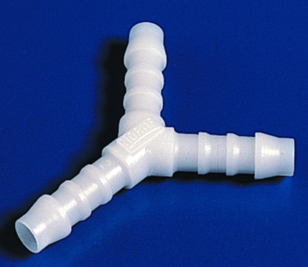 Tubing connectors,acetal resin,Y-shape,8 mmm