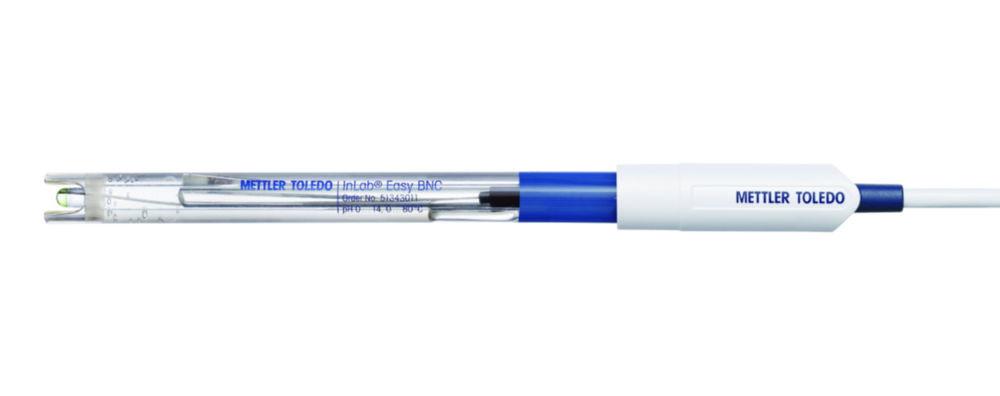 Mettler-Toledo InLab Easy pH Electrode with BNC Connector, 120 mm Shaft