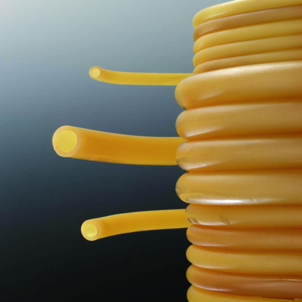 Deutsch & Neumann Latex Tubing 6.00 x 1.00mm Natural Rubber (NR), Light, Transparent, Sterilizable to 120°C


