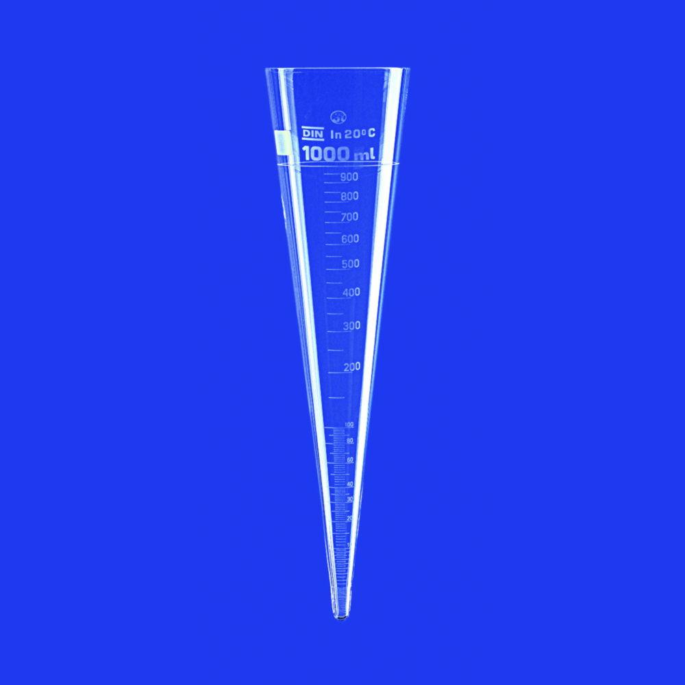 Lenz-Laborglas Sedimentation Cones to Imhoff Without Stopcock
