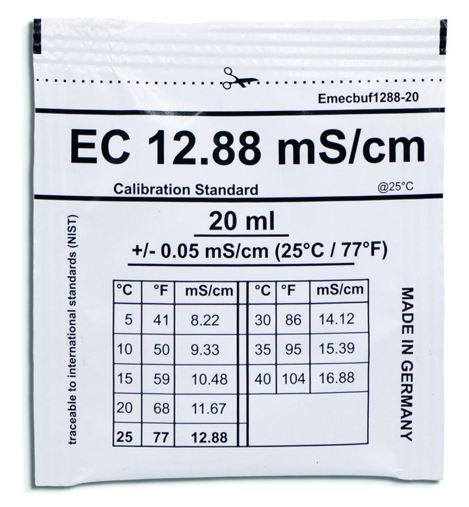Water-i.d. EC Calibration Solution 12.88 mS/cm Pack of 25x20ml


