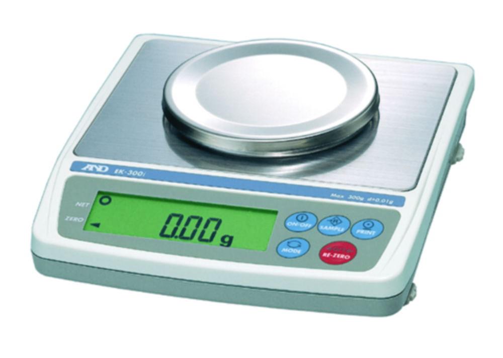 A&D EK-410i Compact Balance 400 g × 0.01 g with 110 mm Weighing Pan
