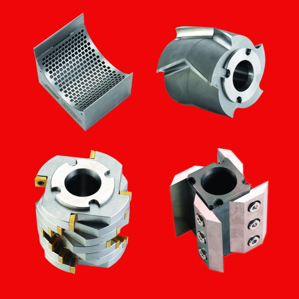 Fritsch Rotor with V-Cutter and Knives, Tungsten Carbide

