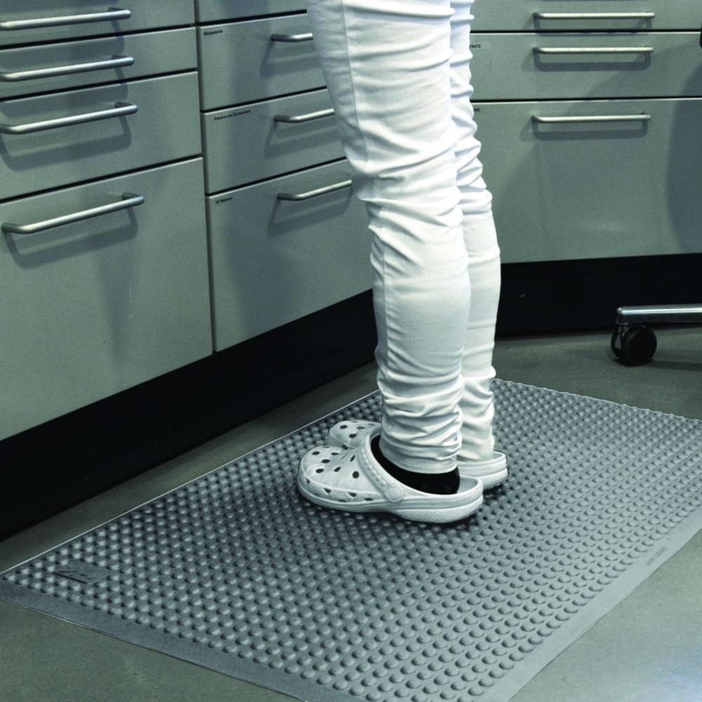 Werksitz Hydrofit NBR Food Grade Telegrey RAL 7045, 60x90 cm, Plus Leading Edge


