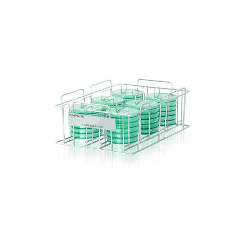 Interscience Storage Rack PetriPile 90 for Stacking of 36 Petri Plates Ø 90 mm 37.5x25.5x13 cm