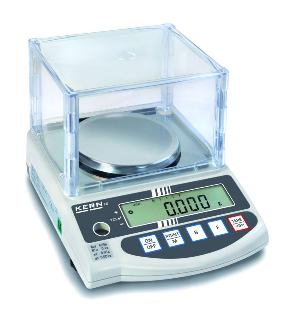 Kern Precision Balance EG 220-3NM, 220 g / 0.001 g, Calibratable, Weighing Pan Ø 118 mm