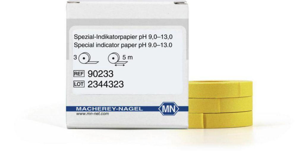 Macherey-Nagel Special Indicator Paper pH 9.0-13.0 Refill, Pack of 3 Rolls

