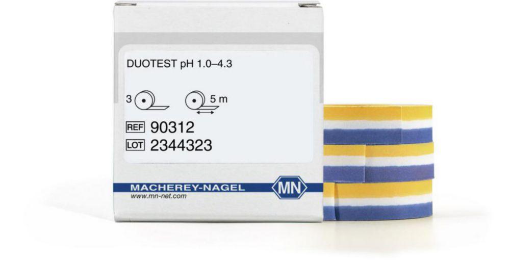 Macherey-Nagel DuoTest Indicator Paper pH 1.0-4.3, Refill Pack, 3 Rolls

