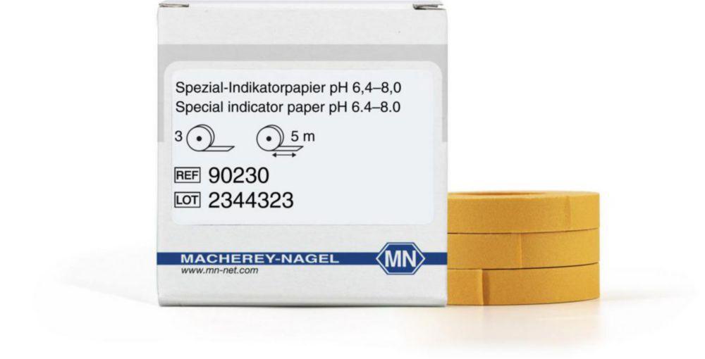 Macherey-Nagel Special Indicator Paper pH 6.4–8.0 Refill Pack of 3 Rolls


