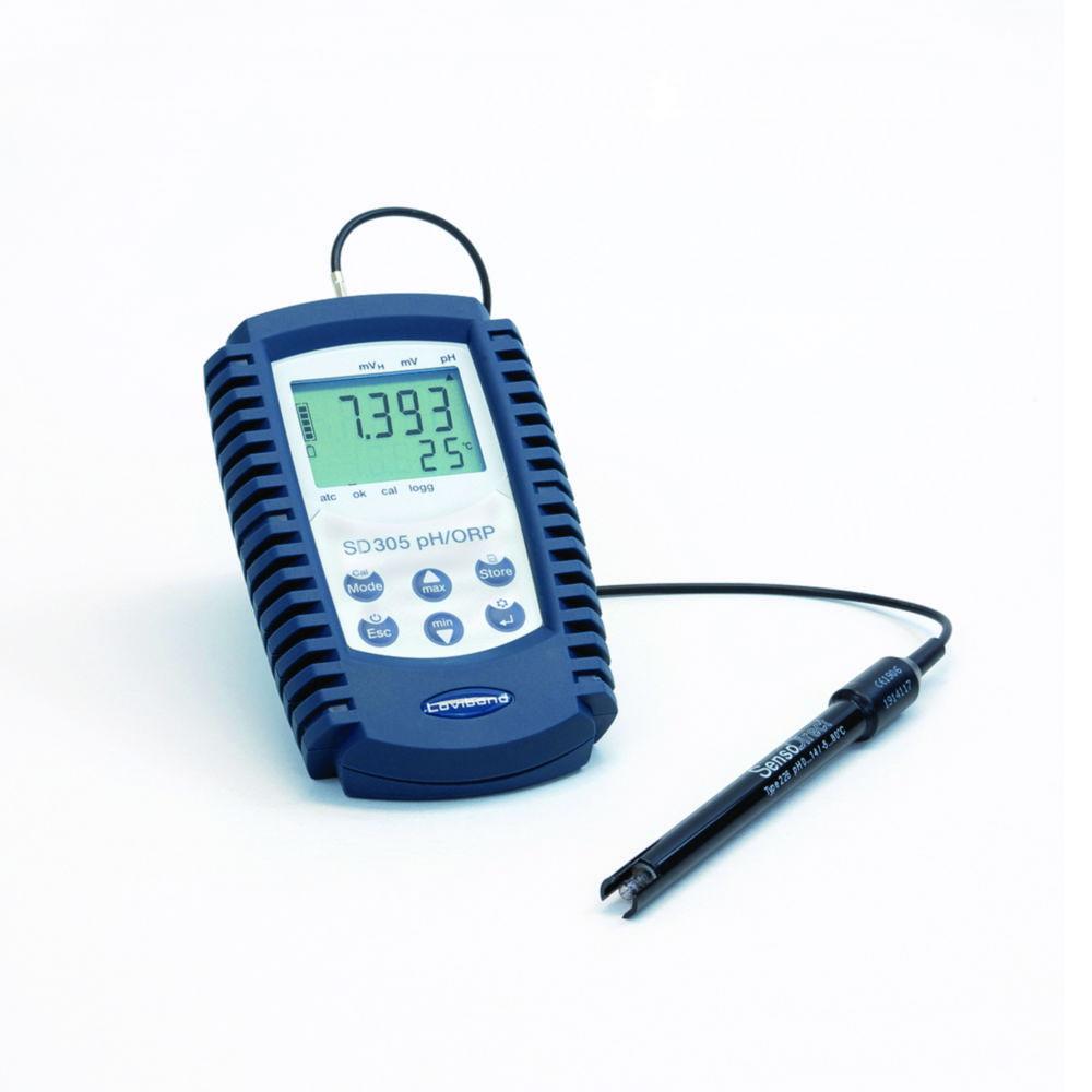 Tintometer Measuring Device SD 305 pH/ORP Set 2 with pH-Electrodes Type 226, Temp. Probe Pt1000