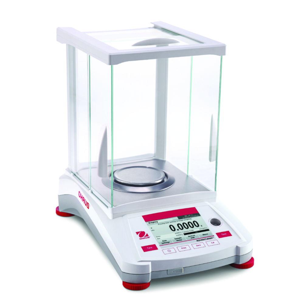 Analytical balance Adventurer® AX124/E 120 g / 0.1 mg, external calibration weighing plate dia. 90mm