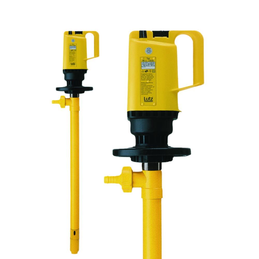 Electrical barrel and container pump "alkalis" PP, depth of immersion 1000 mm, flowrate 85 l / min., 230 v, 500 W, IP 24