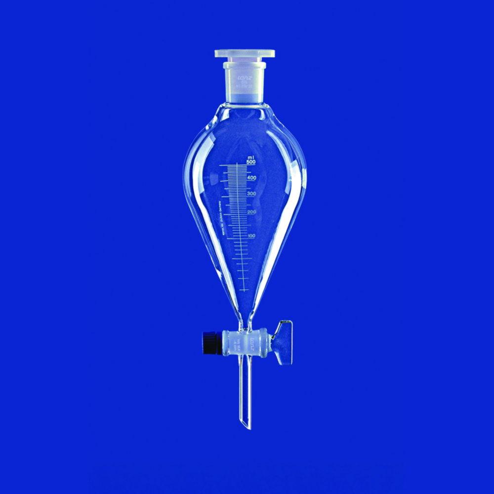 Lenz-Laborglas Separating Funnels, Conical, Cap. ml 1000 Socket NS 29/32 Cap. ml 4000

