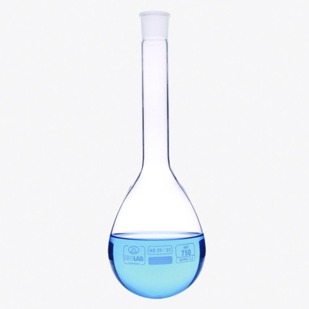 ISOLAB Kjeldahl Flask 500 mL NS 29/32 Borosilicate Glass 3.3