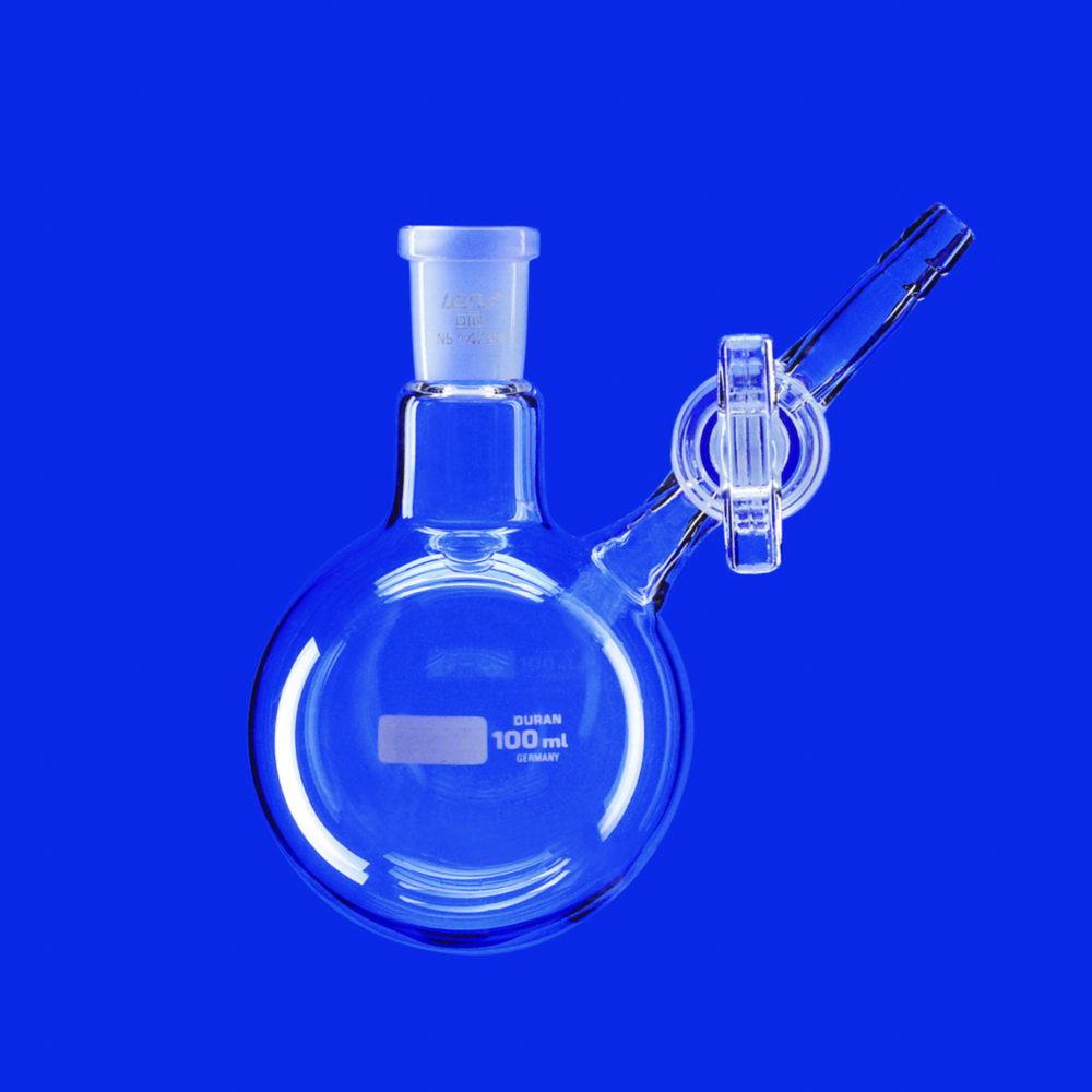 Lenz-Laborglas Nitrogen Round-bottom Flasks (Schlenk-Flasks), Socket NS 14/23 Cap. 250 ml, 1000 ml

