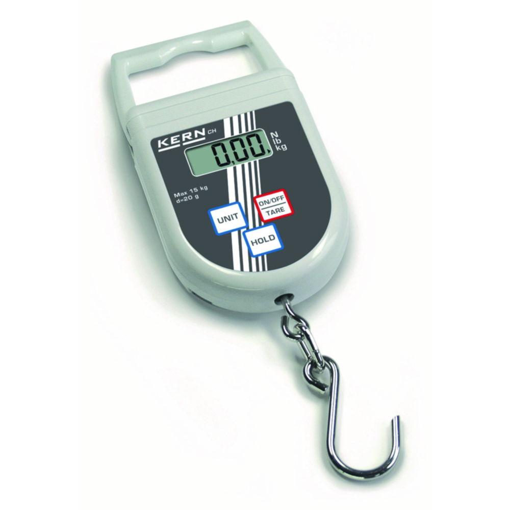 Kern Electronic Hanging Balance CH 15K20 – 15 kg / 20 gr., including 9 V Battery


