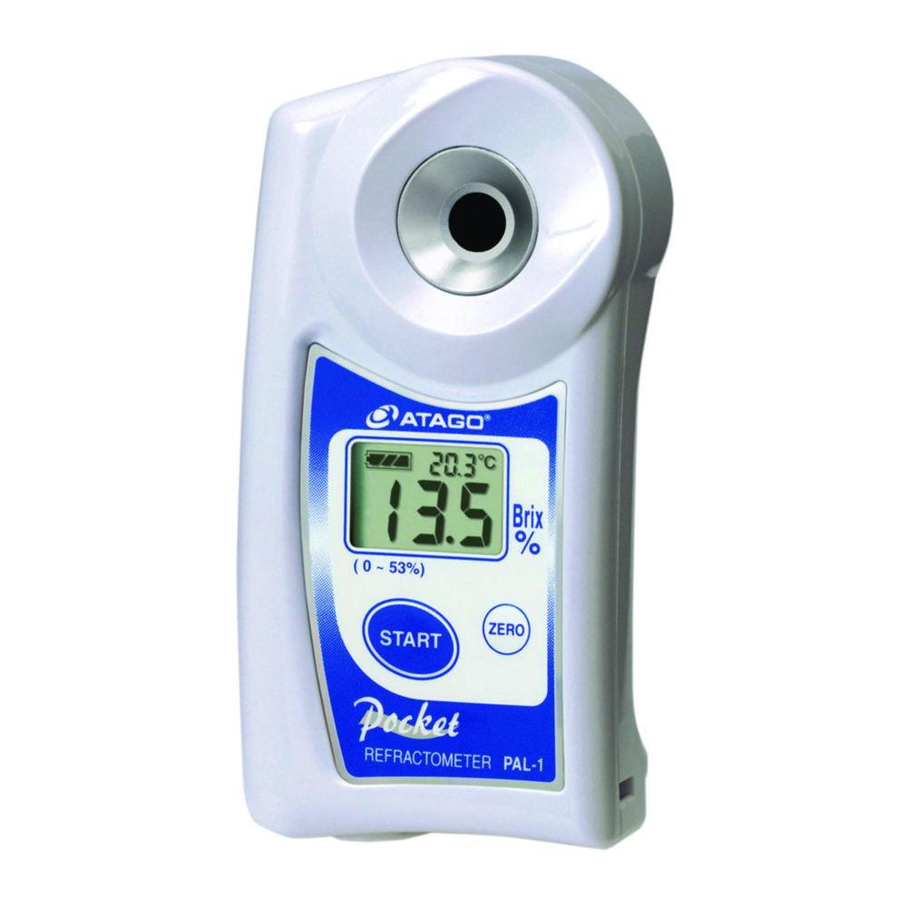 ATAGO Pocket Digital Refractometer Ethyl Alcohol (ml/100ml), PAL-33S,0.0% to 53.0%

