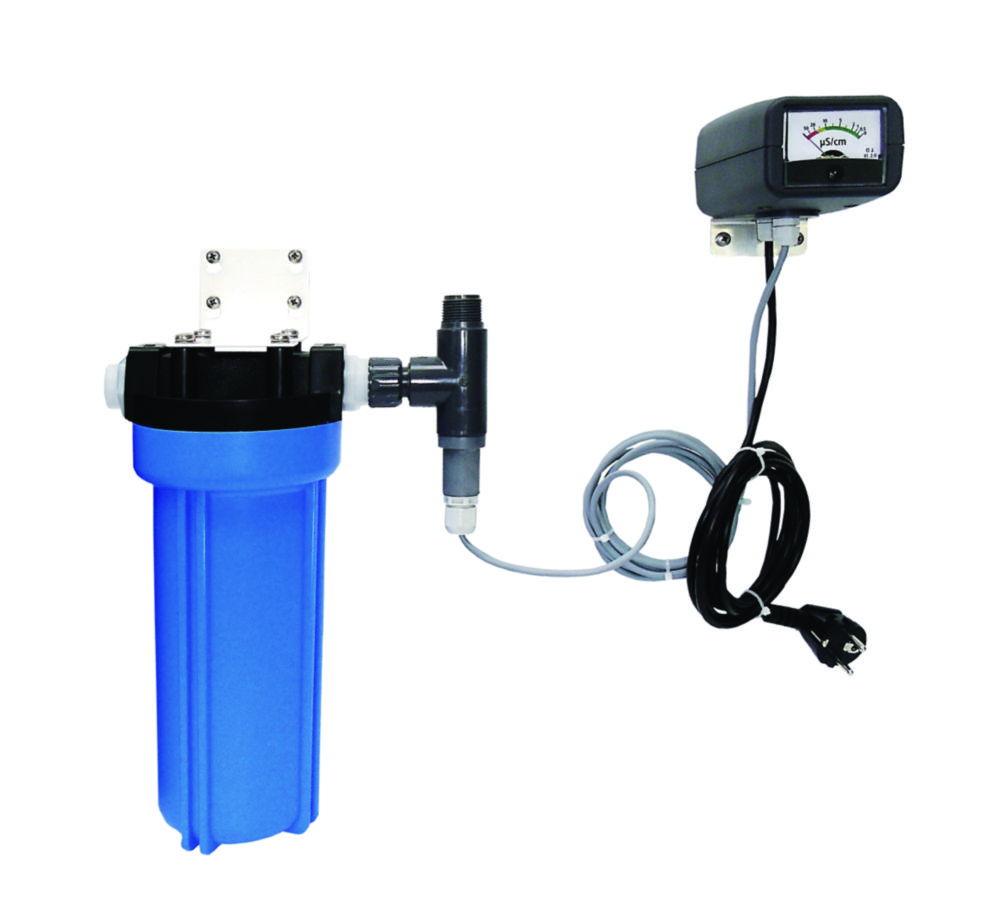 Ion exchangers system DS 150, plastic 50 l/h, 3 kg, 93 x 125 x 96 mm (BxHxT) 150l capacity for 10° total dissolved solids