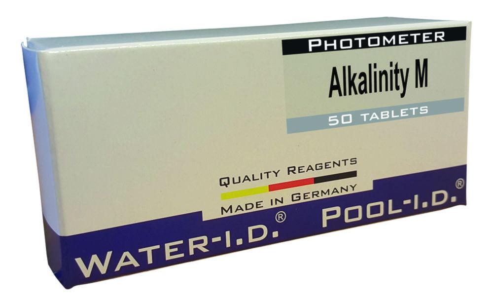 Water-i.d. Reagents Set Alkalinity M for ID 5 Total Alkalinity 5-200 mg/L, No Danger, Good

