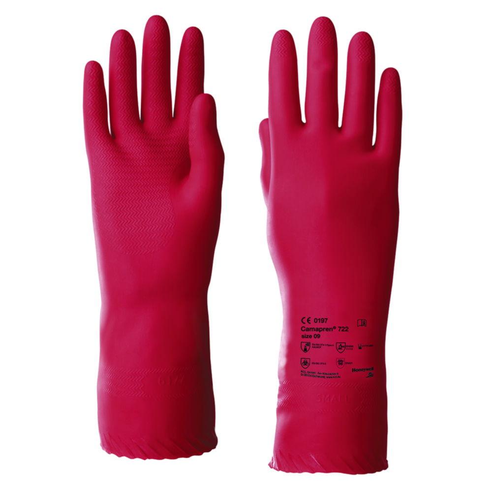 Honeywell Camapren 722 Size 8 Protecting Glove Polychloroprene Red Length 300 mm 0.6 mm Pair
