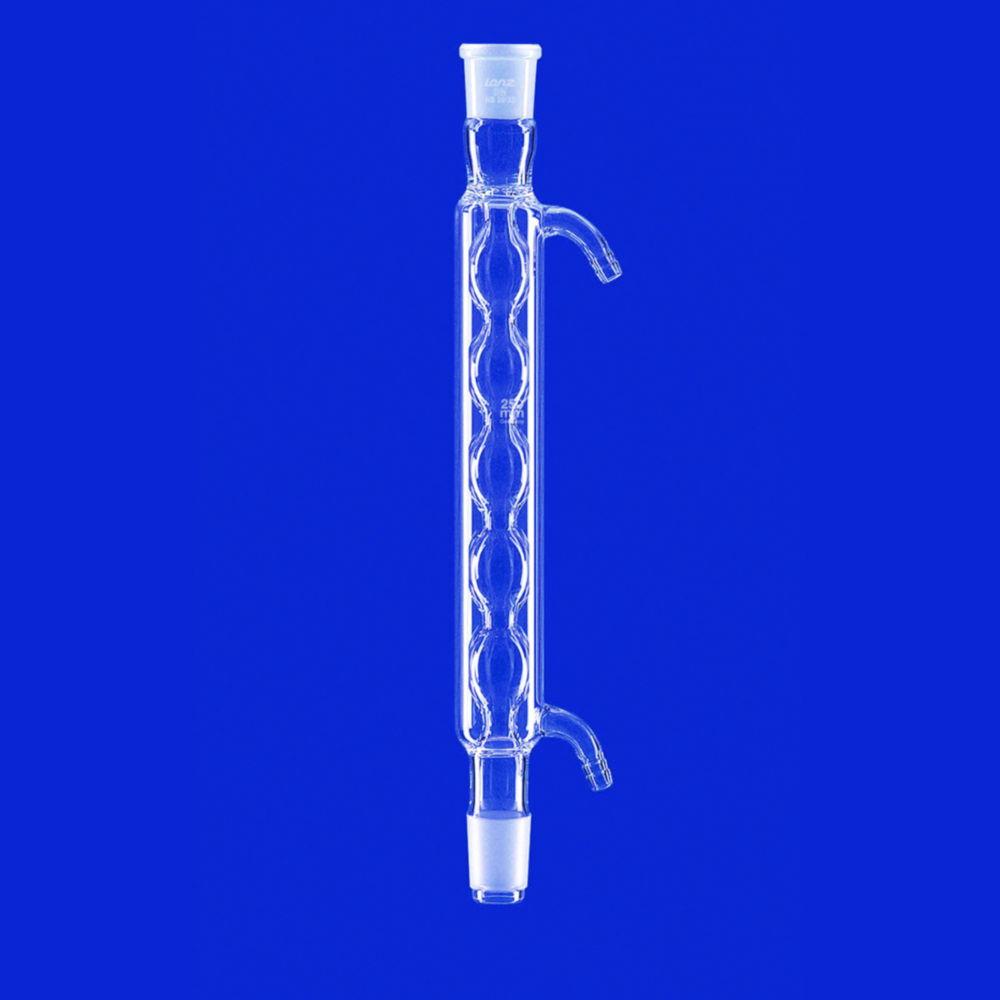 Lenz-Laborglas Allihn Condenser 250 mm, NS 29/32 Water Connection Olive

