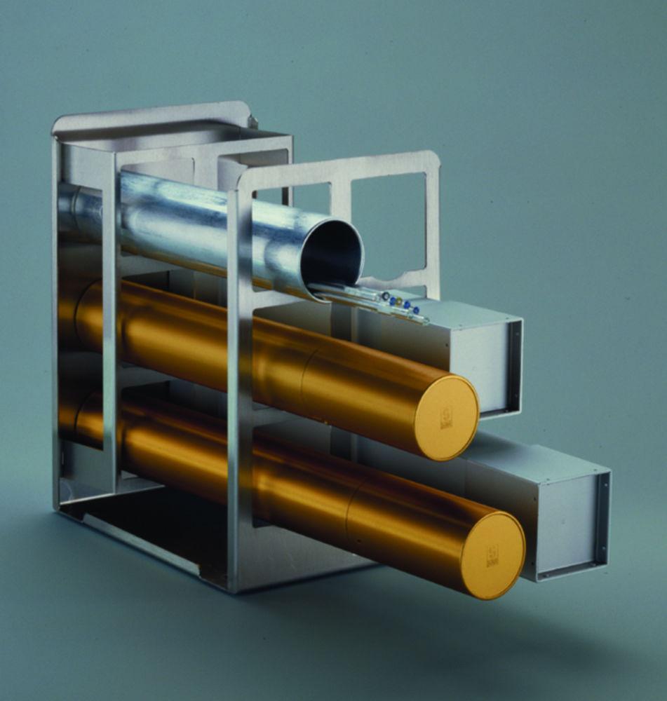 Schuett-Biotec Rack for 6 Pipet Containers, Stainless Steel

