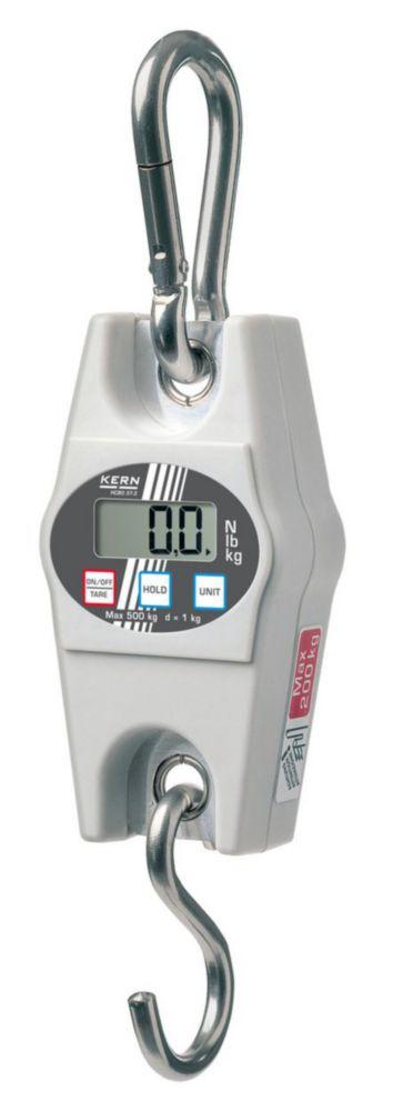 Kern Hanging Scale HCB 200K100, 200 kg / 100 g, including 3x 1.5V Batteries

