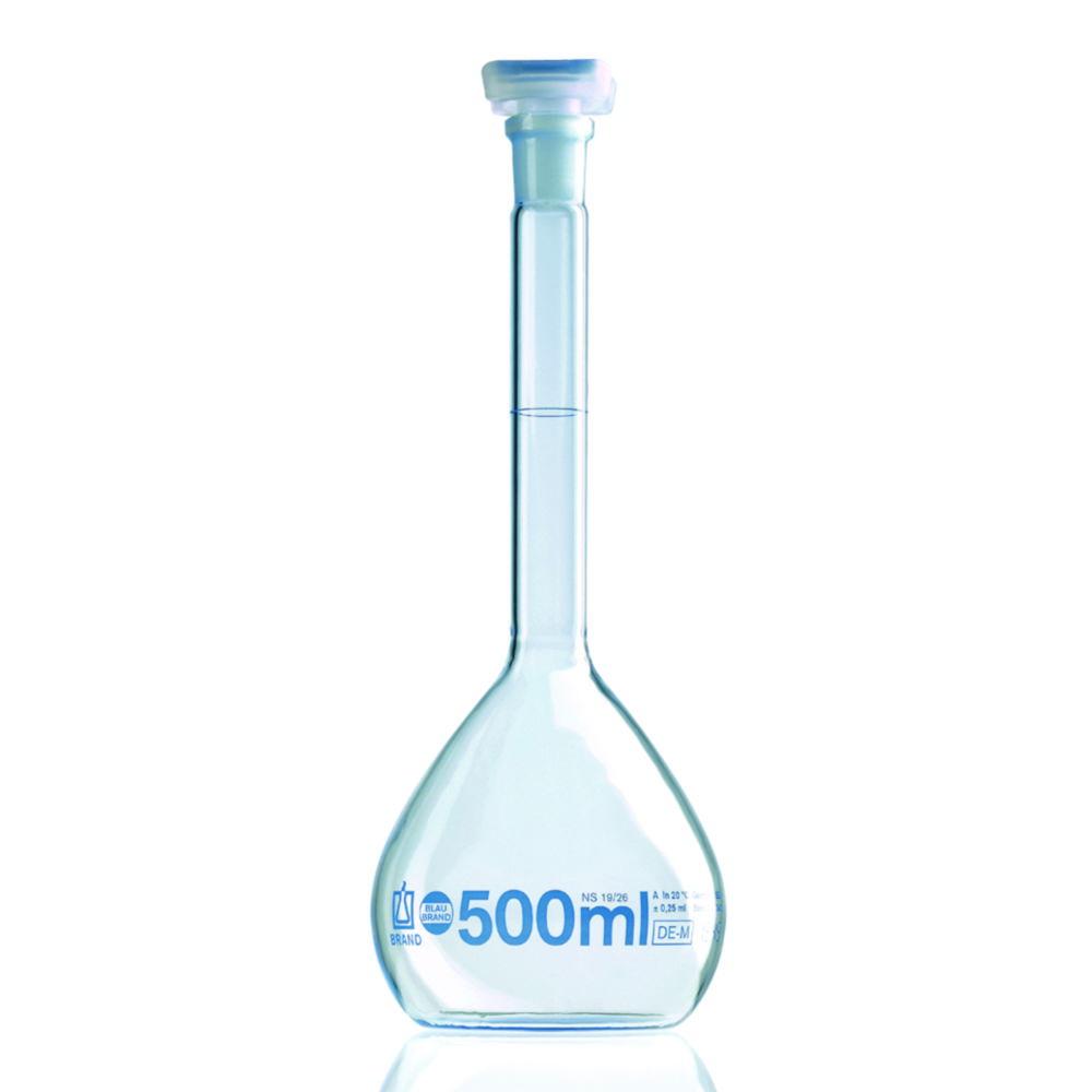 BRAND 5 ml Volumetric Flask, BLAUBRAND Class A, with PP Stopper Cap

