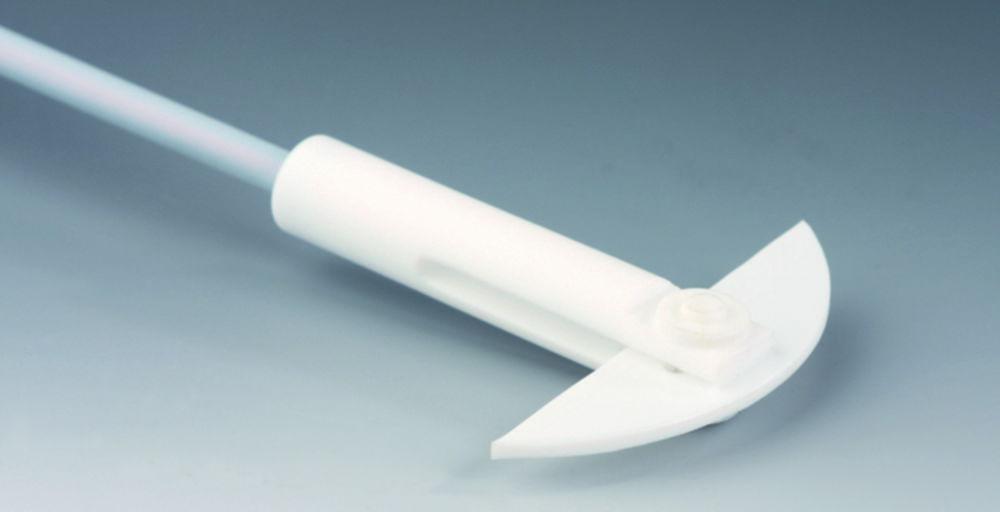 Bohlender Stirrer Rotor Crescent Shaped PTFE 350 x 8 mm