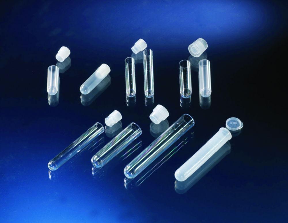 Thermo Nunc Test Tubes 12 mL PS Round Bottom 100 x 15 mm Non-Sterile with PE Cap (Pack of 1200)