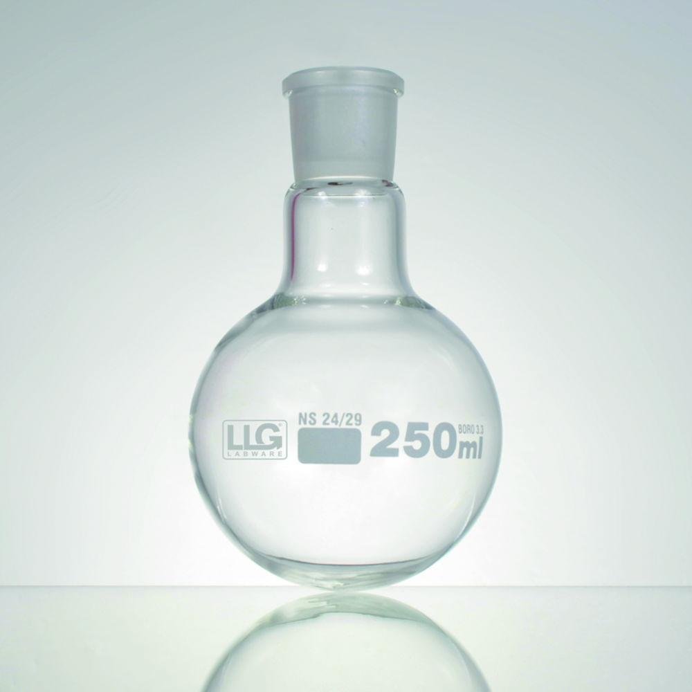LLG Round Bottom Flask, 100 mL, NS 29/32, Boro 3.3, Pack of 2
