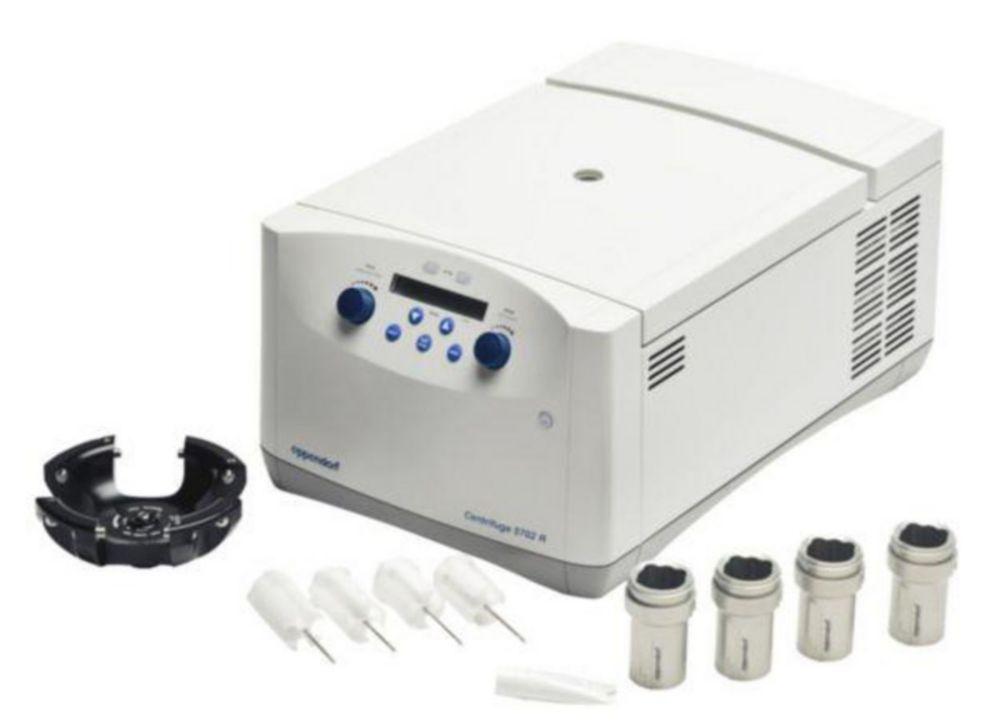 Eppendorf Centrifuge 5702 R G including rotor A-4-38 and 13/16mm adapters, 230 V/50-60 Hz

