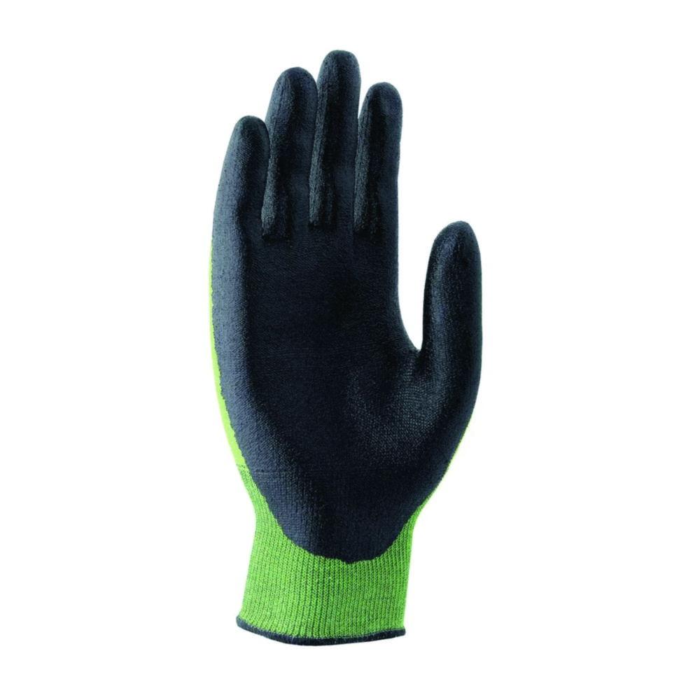 Uvex Protection Gloves C500 Wet Size 7, Cord-HS, Lime/Anthracite Type 60492, Pair