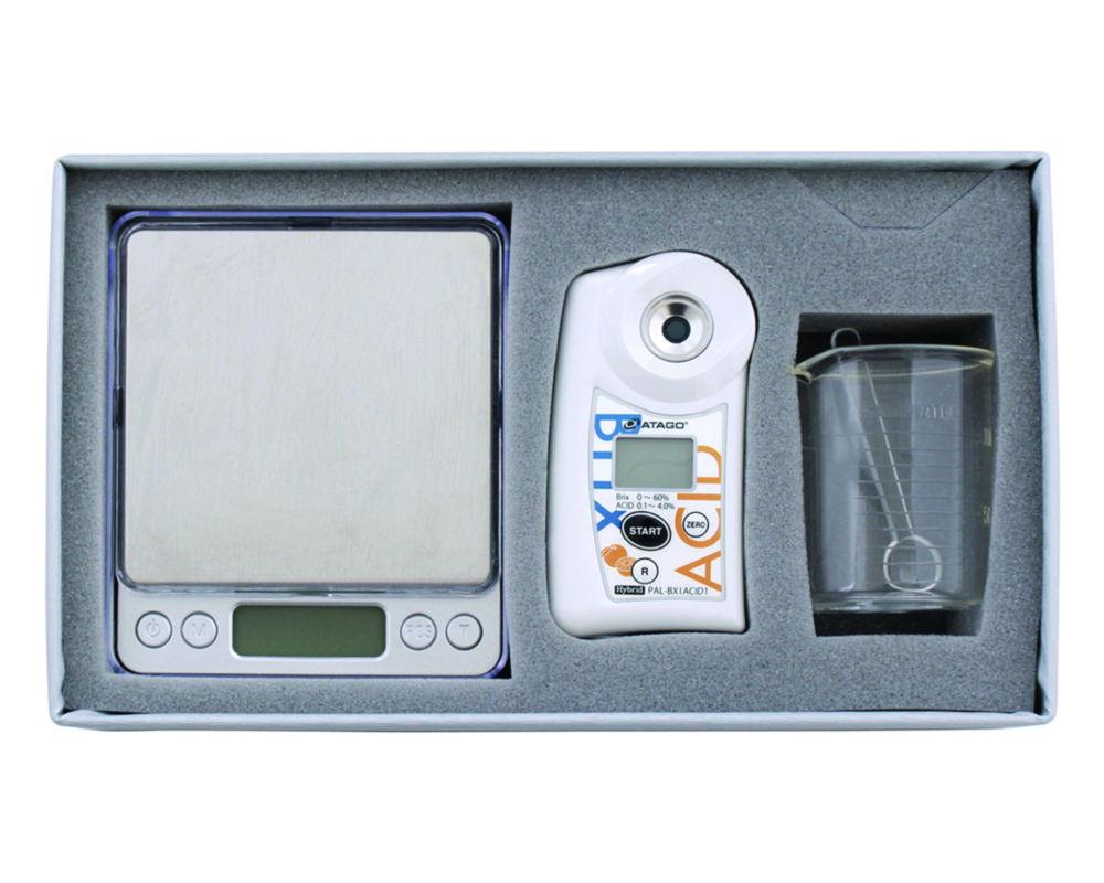 ATAGO Digital Brix Acidity Refractometer (Citrus) Master Kit PAL-BX/ACID1,0.0% to 60.0% Brix, 
  0.10% to 4.00%