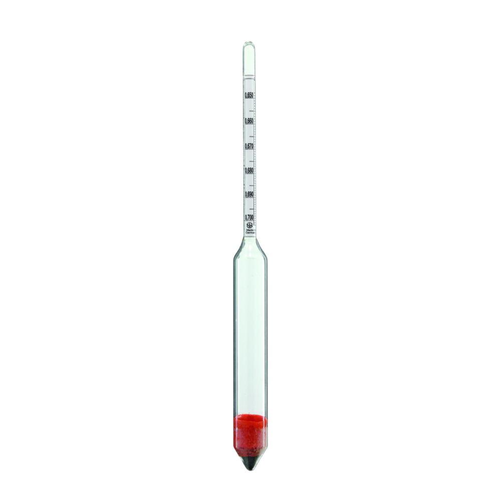 Ludwig Schneider Density Hydrometer 1.300-1.400:0,001 g/cm³ without Thermo Scientificmeter, ref.temp. 20°C, total length 300 mm
