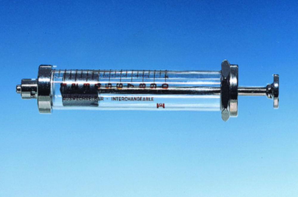 Poulten & Graf Glass & Metal Syringe 2 mL Luer Cone Sanitex