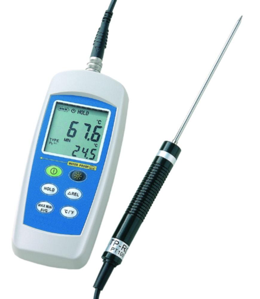 DOSTMANN Temperature Meter H370 with Pt100, IP65 Waterproof, including Calibration Certificate

