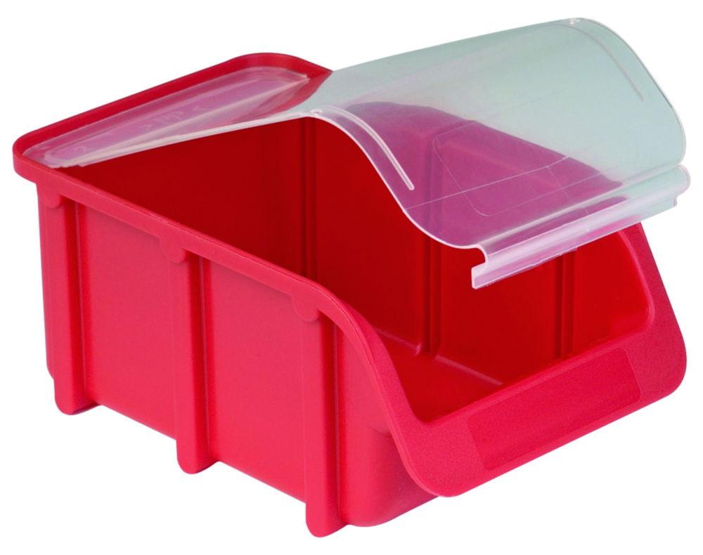 Hünersdorff Storage Bin PP Size 1 Red 100x115/85x75mm without EAN

