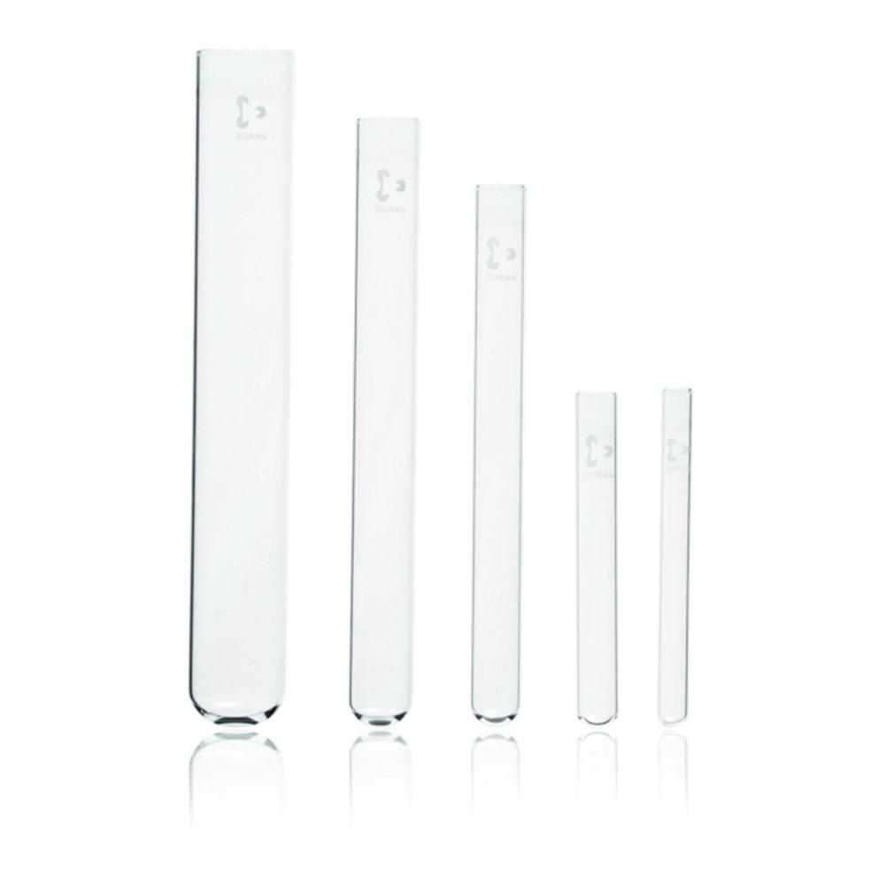 DWK Duran 8 x 70 mm Test Tubes without Rim, Pack of 100